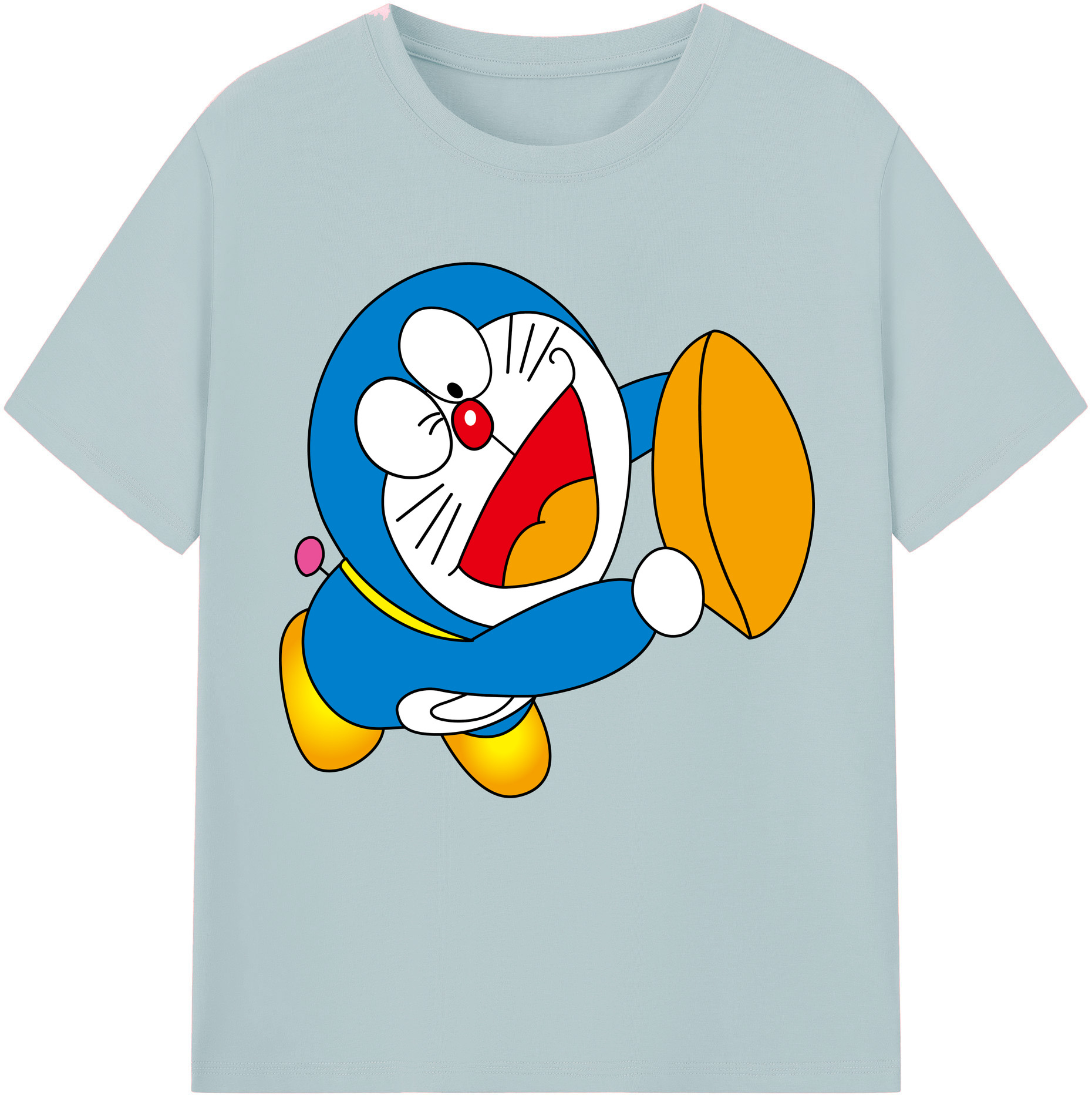 （画像用） ドラえもん Doraemon 綿100％半袖Tシャツ（フロントプリント）